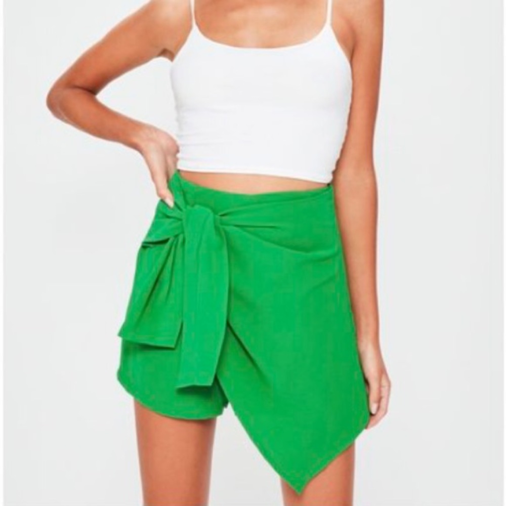 Missguided Tie Front Skort